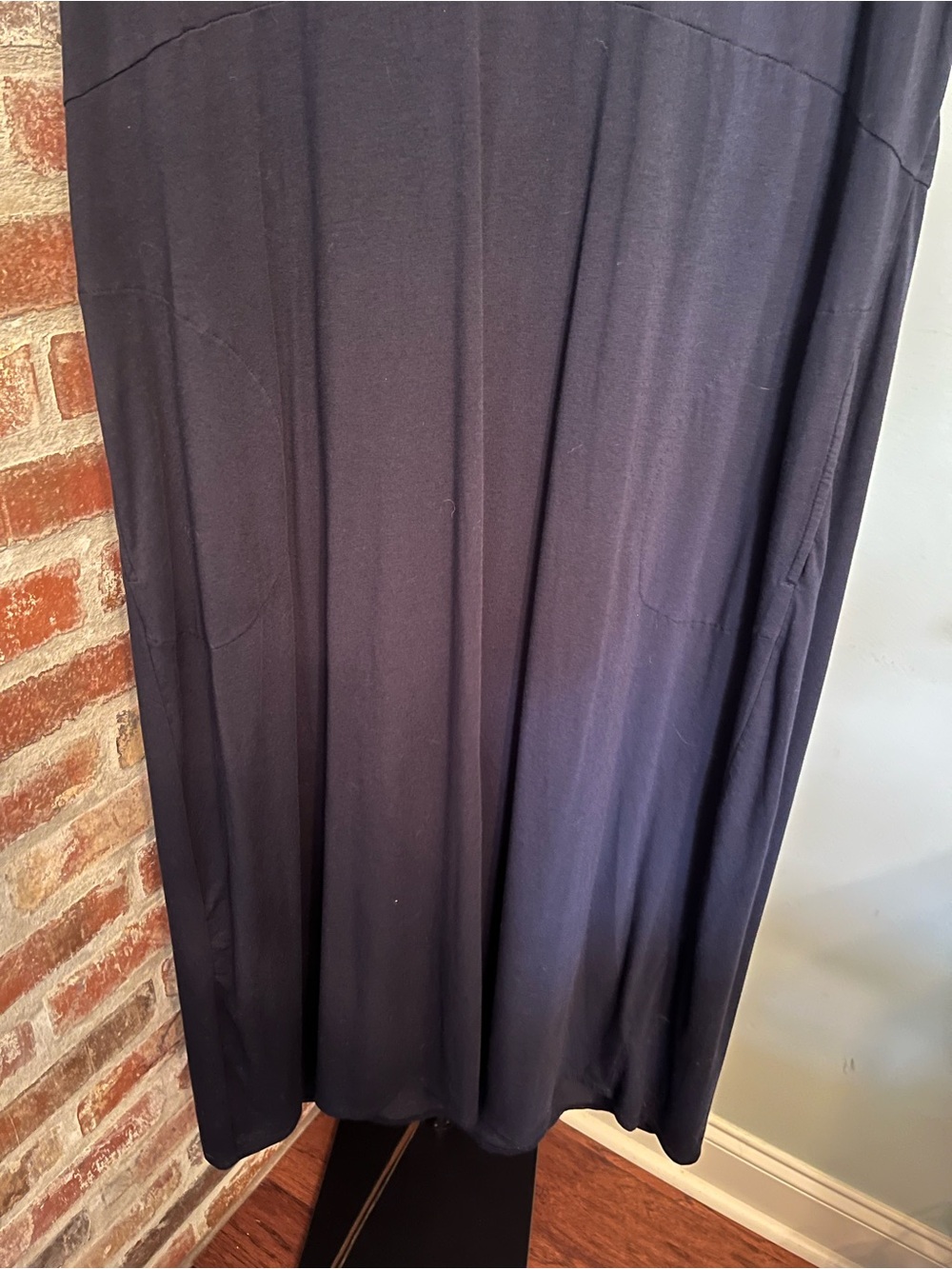 J Jill Knit T Shirt Maxi Dress in navy | size 2x - Picture 4 of 8